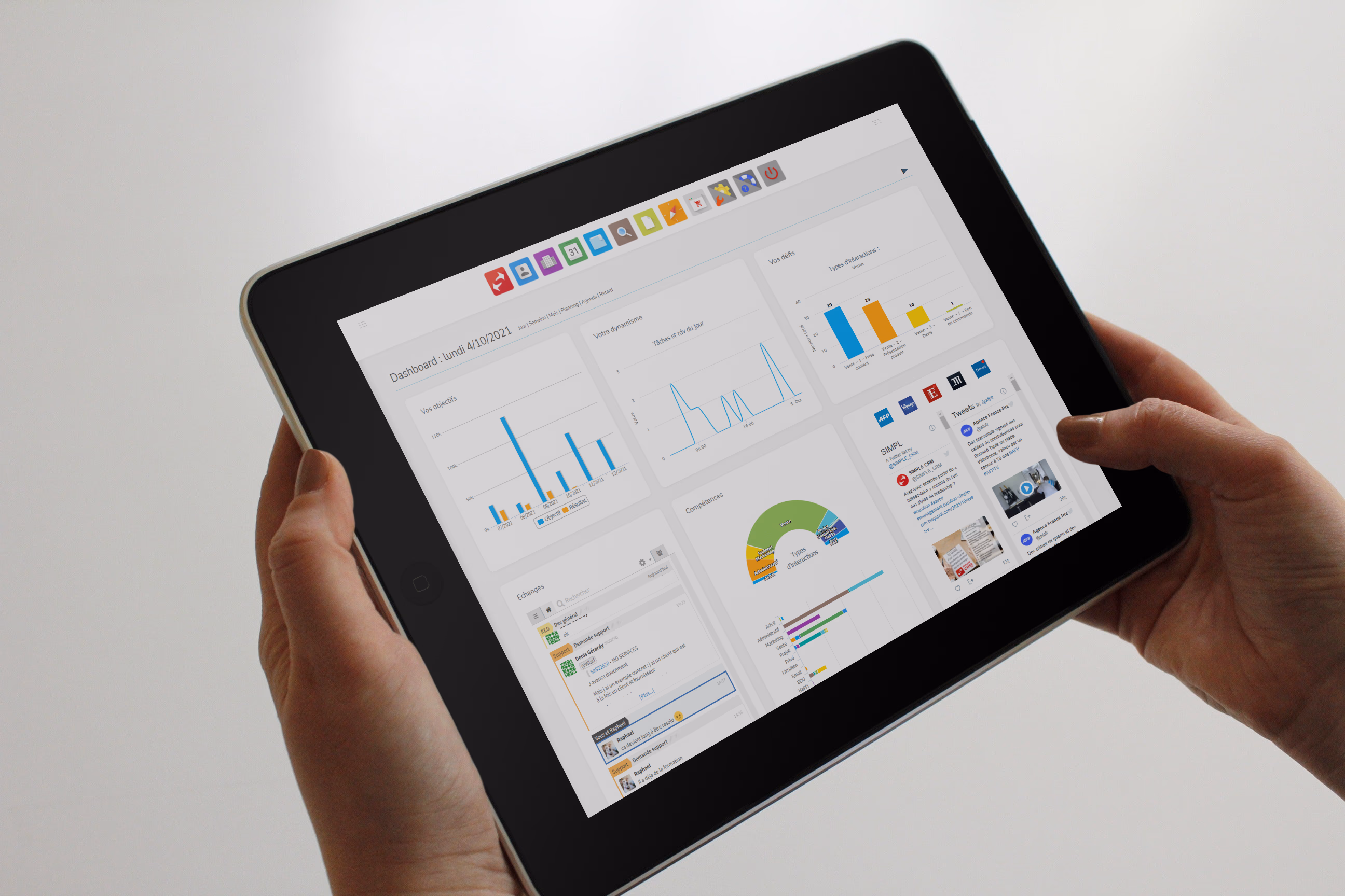 Simple CRM sales preview