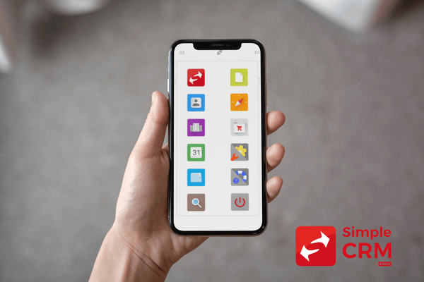 Image logiciel CRM iPhone